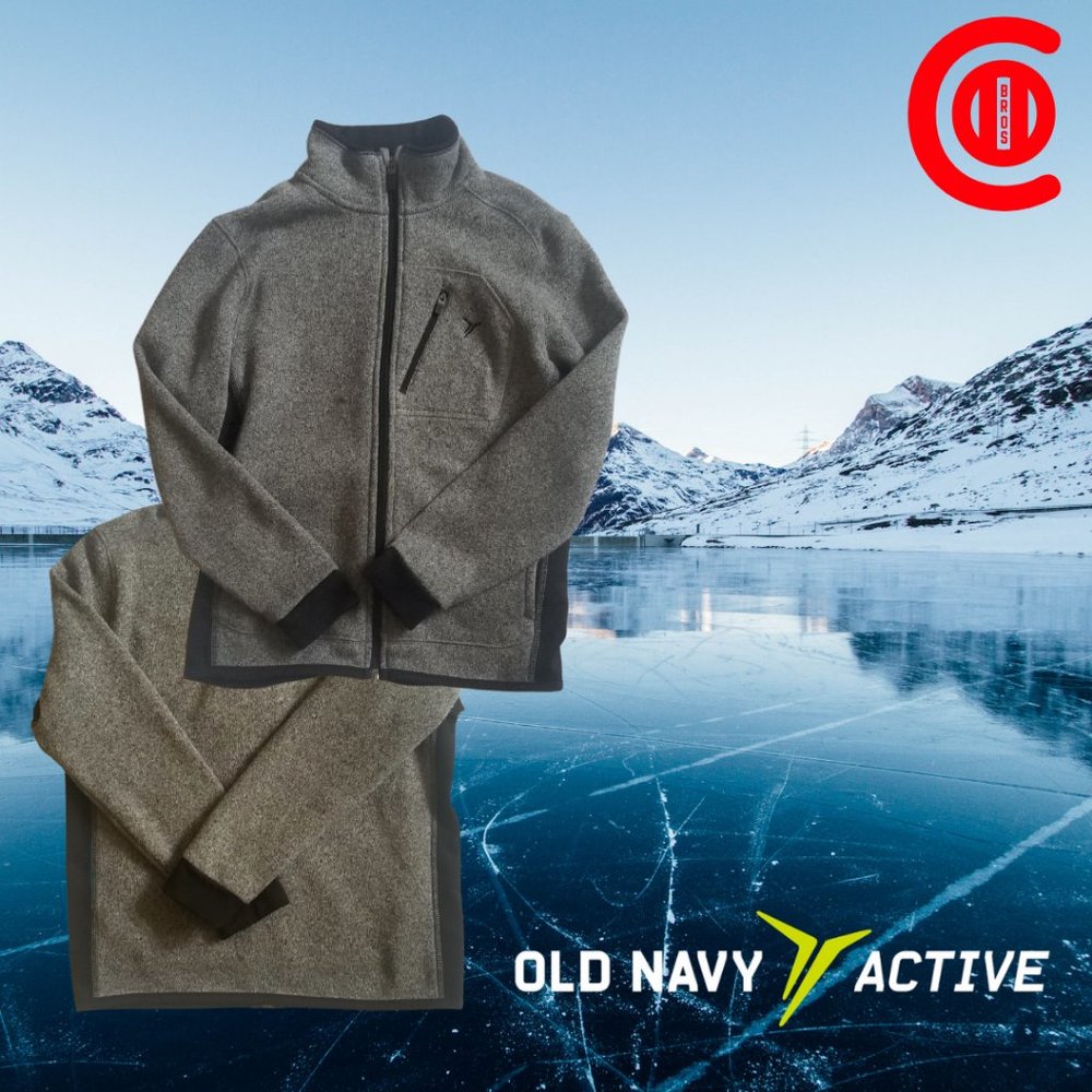 Boys Gray/Black Old Navy Active Jacket